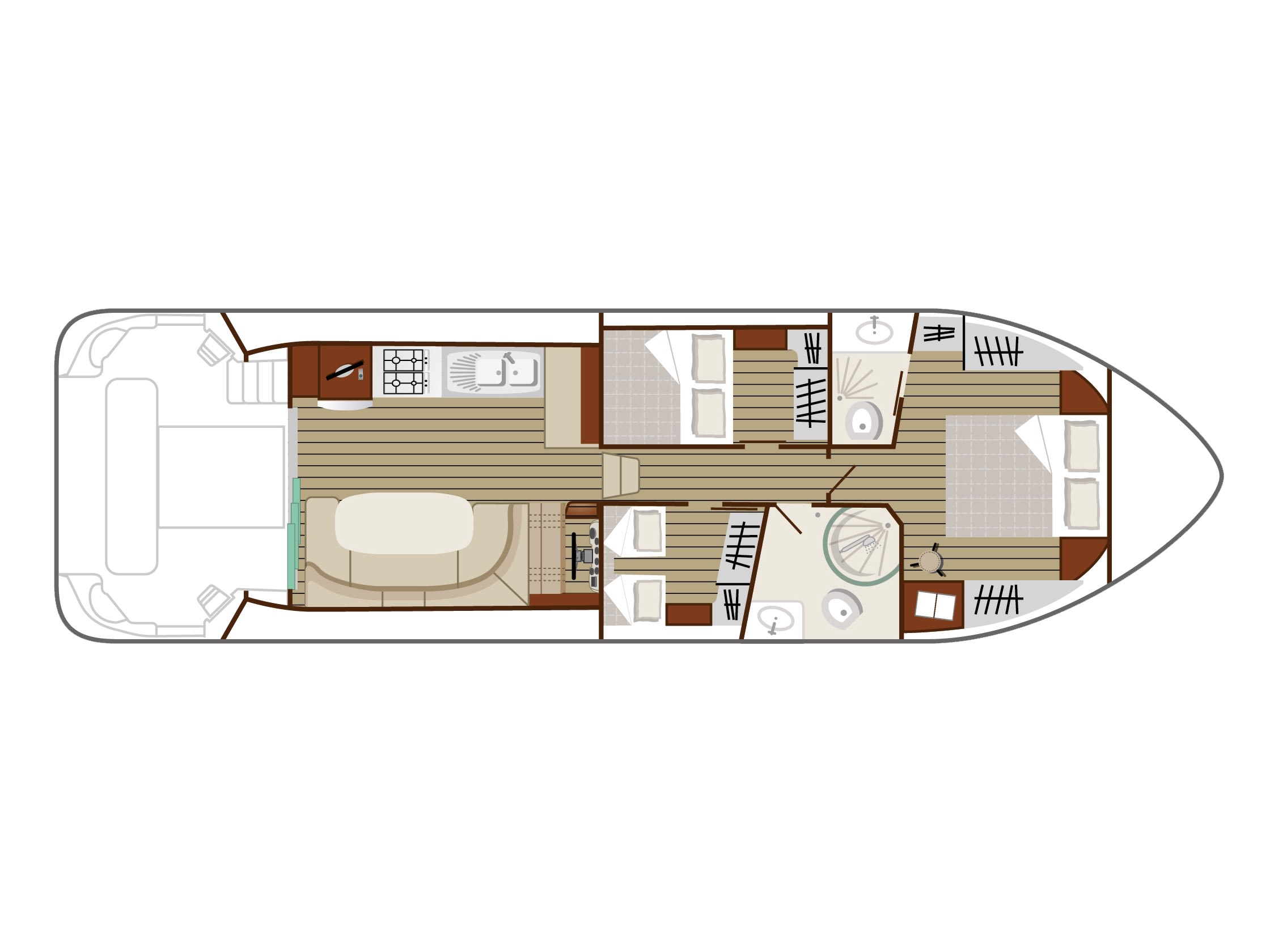 Cruiser Premium 6/8 Pers. Nicols Estivale Sixto amarrado en Kerkdriel