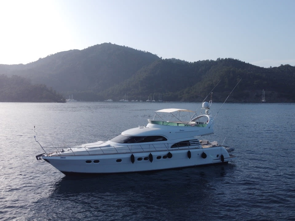 SIROCCO Motoryacht біля причалу D-Marin Göcek Marina