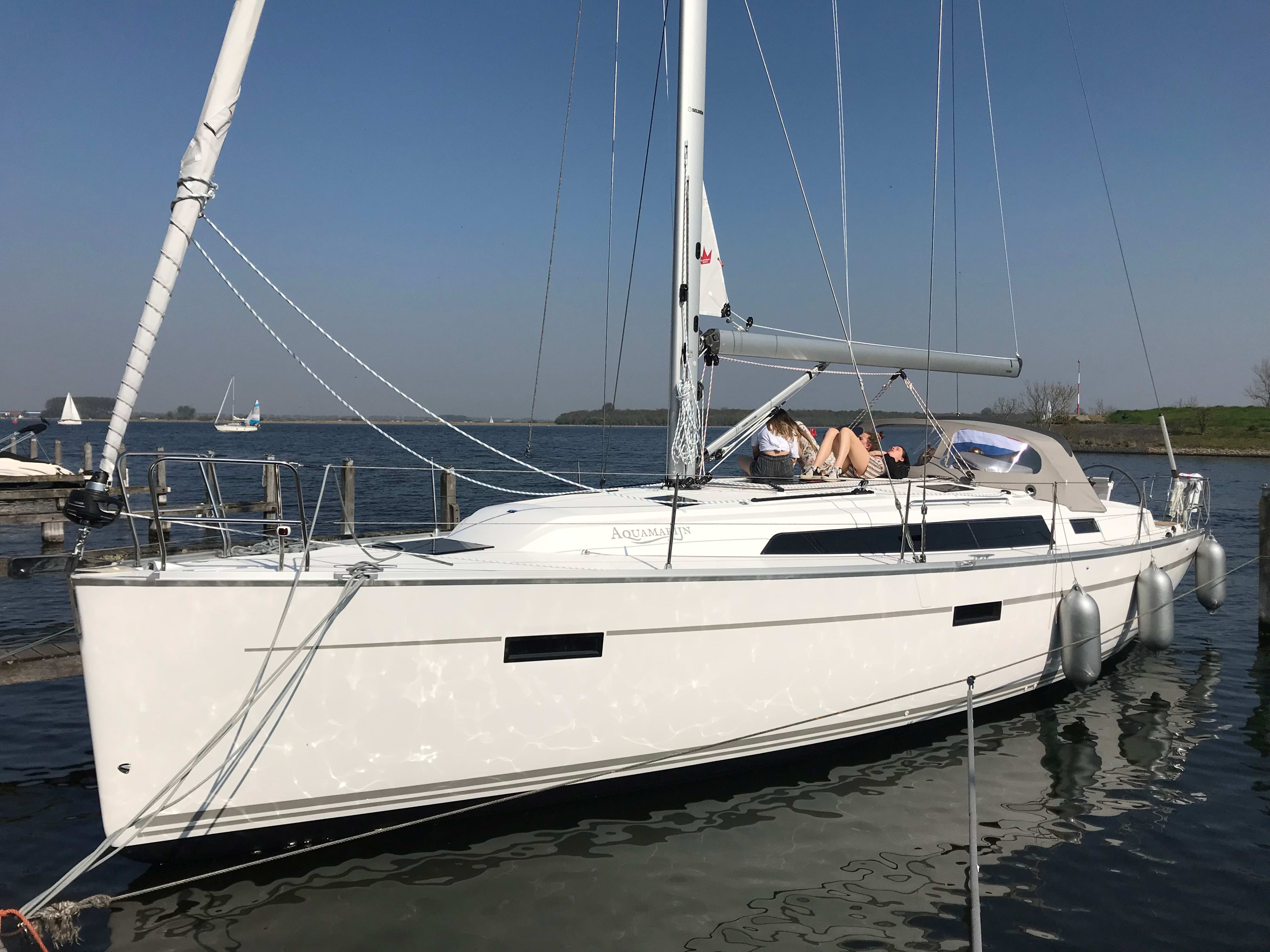 Aquamarijn Bavaria 41 Cruiser moored at Yerseke