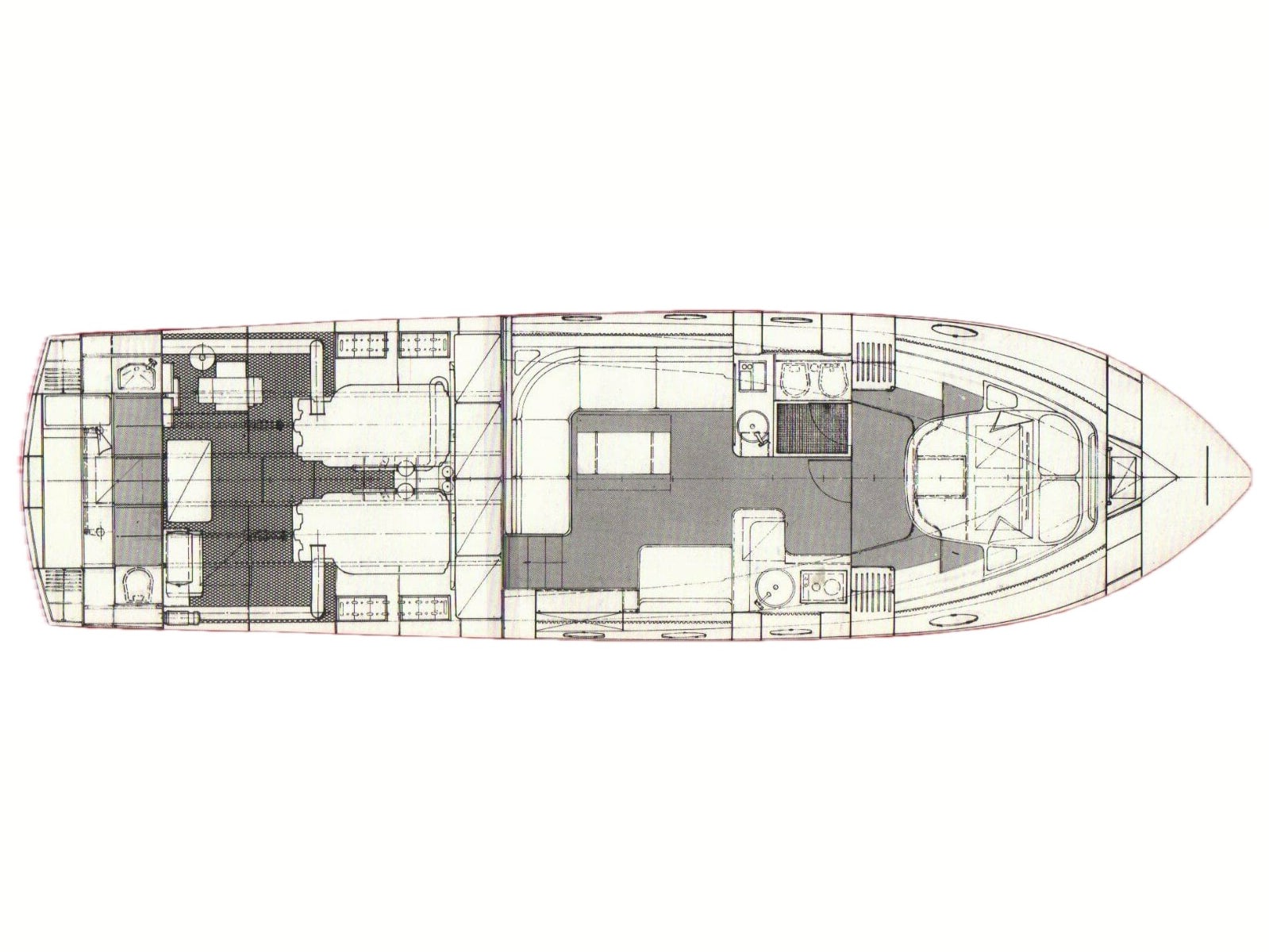 Cherokee Tres Cherokee 50 vor Anker in Marina Port Ibiza
