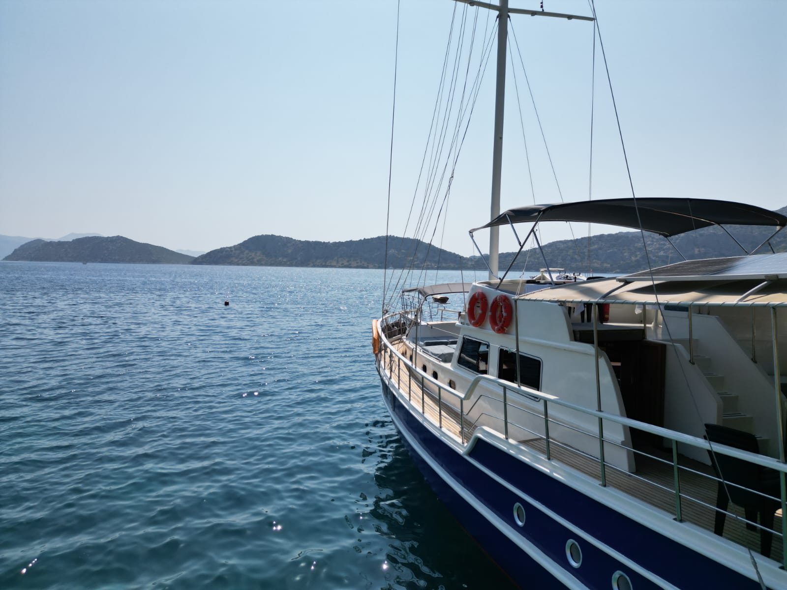 Junior Irfan Gulet vor Anker in Bozburun