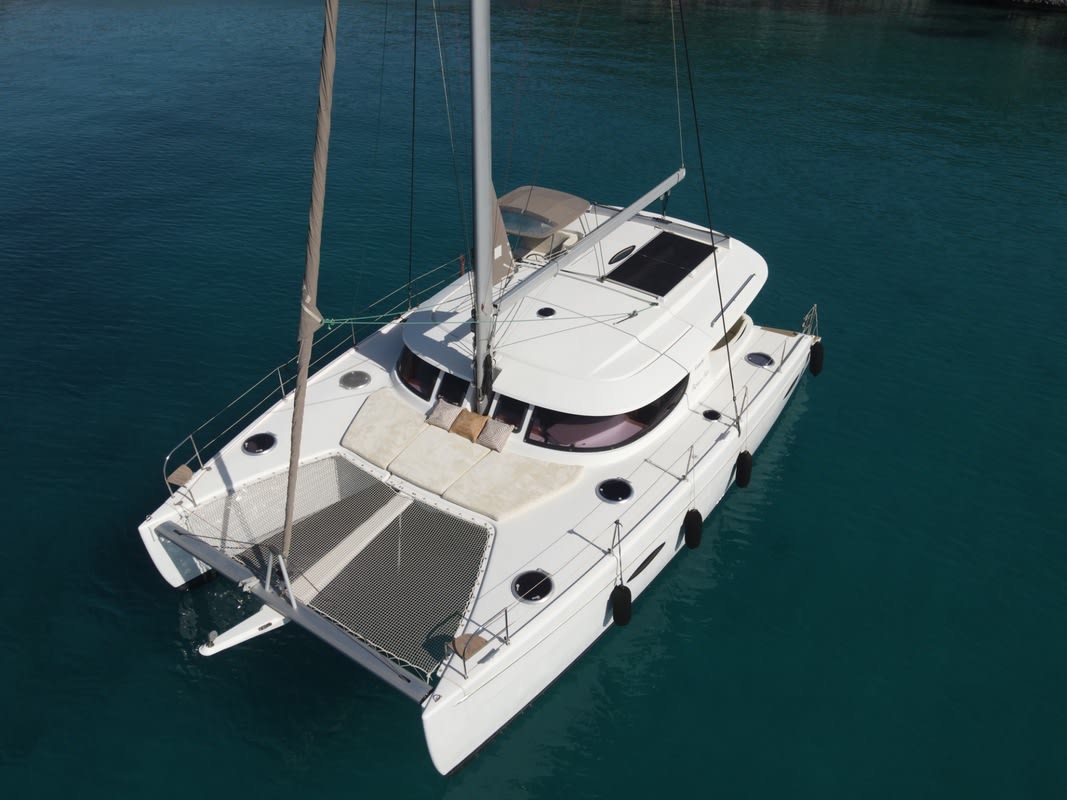 Romeo and Juliet Lipari 41 moored at Bodrum Marina
