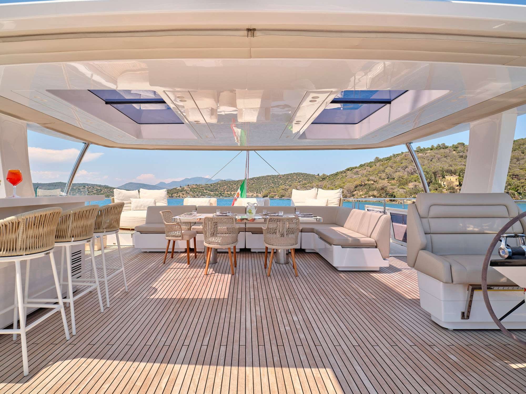 Genny Sunreef 80 moored at Athens / Alimos Marina