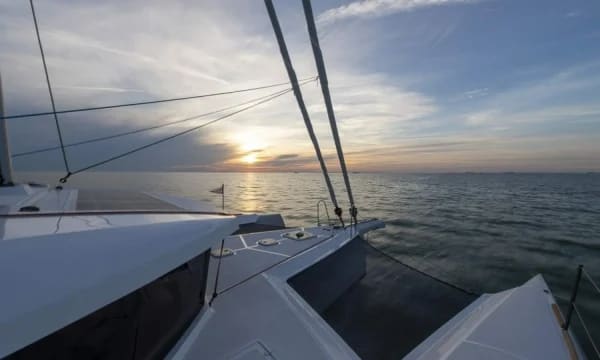 Yanel Neel 47 moored at Martinique / Le Marin