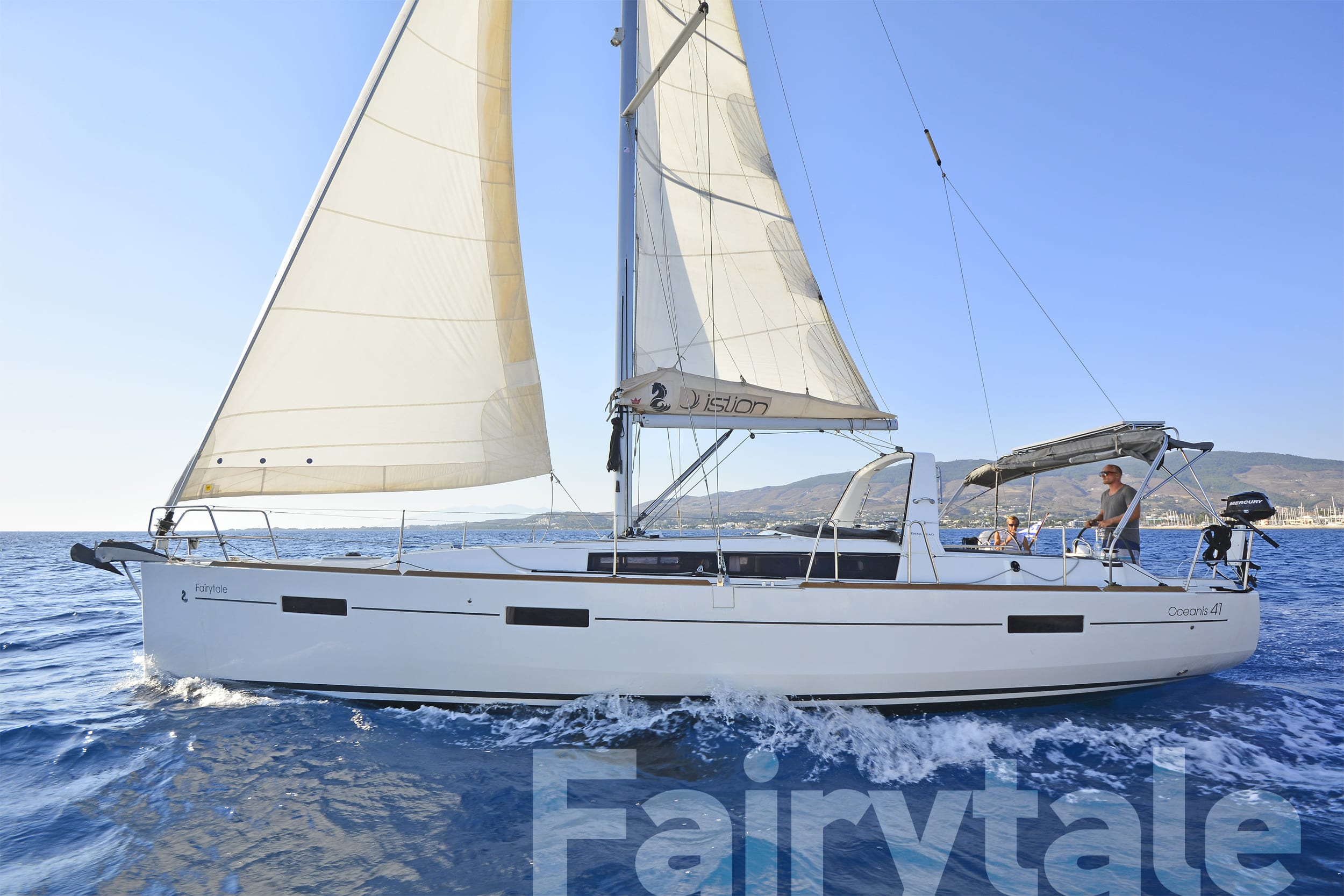 Fairytale Oceanis 41 біля причалу Marina Kos