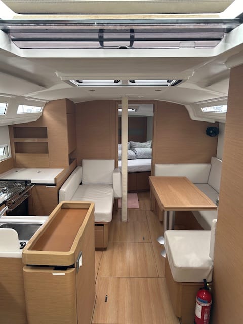 Tomeu Sun Odyssey 410 vor Anker in Las Galletas / Marina del Sur