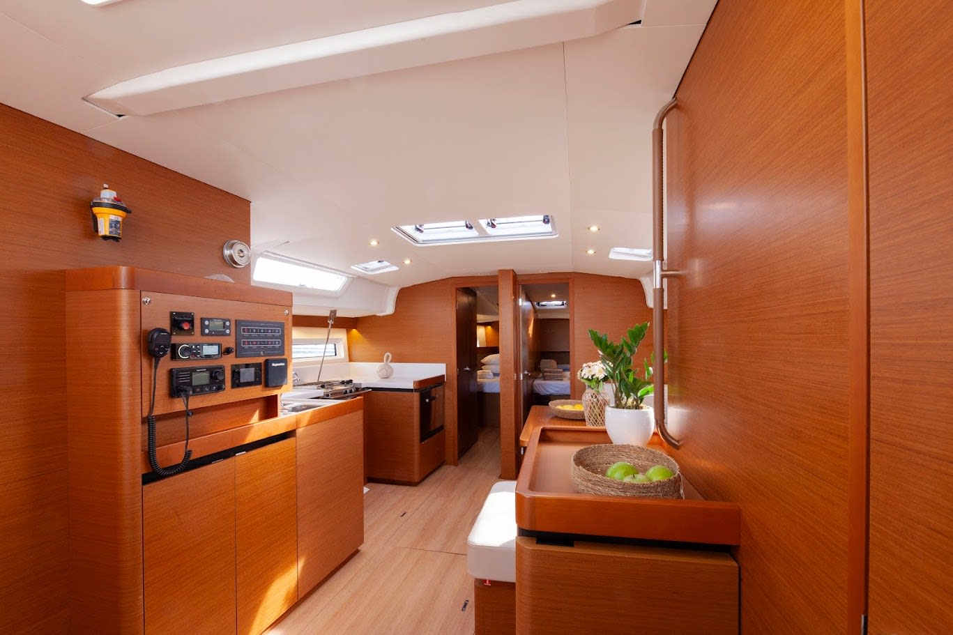 Wu Wei - Green Wave Sun Odyssey 490 moored at Marina Kos