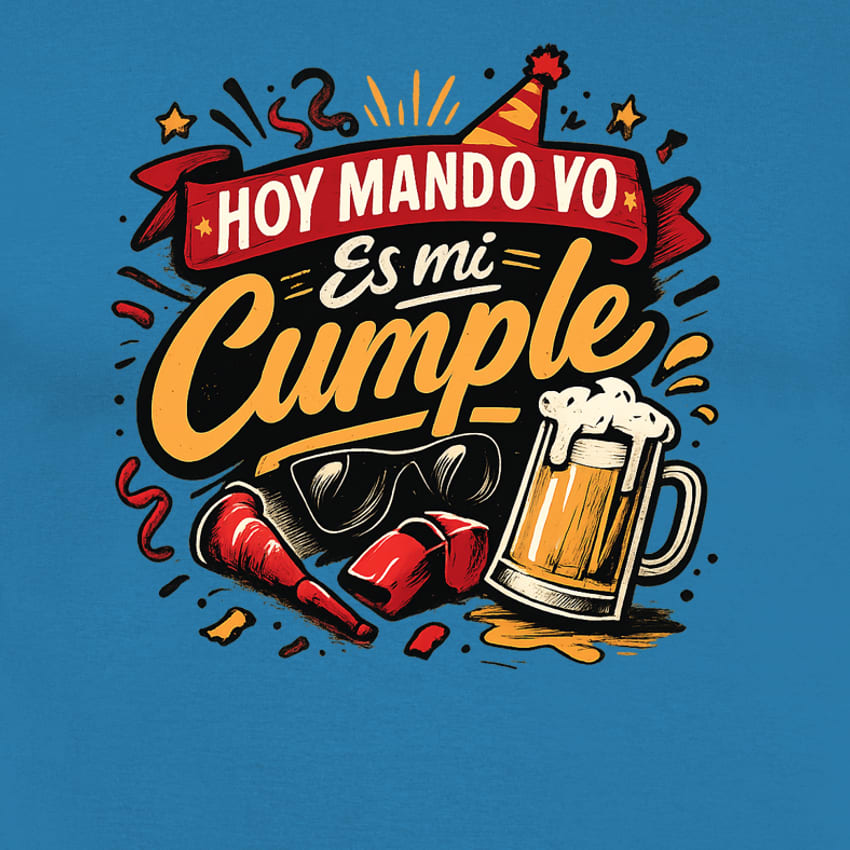 Camiseta Cumpleaños Divertida | Hoy Mando Yo - product-101931571-image-1