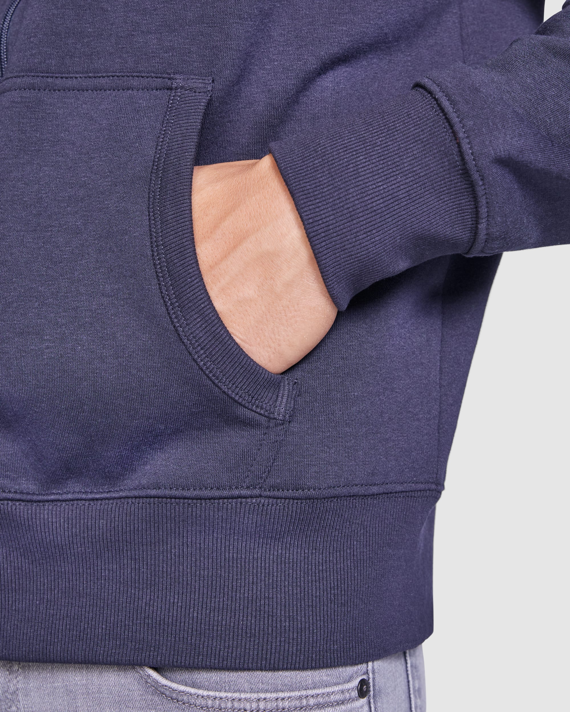 Sudadera con capucha, cuello alto y cremallera - 6421_55_3_1