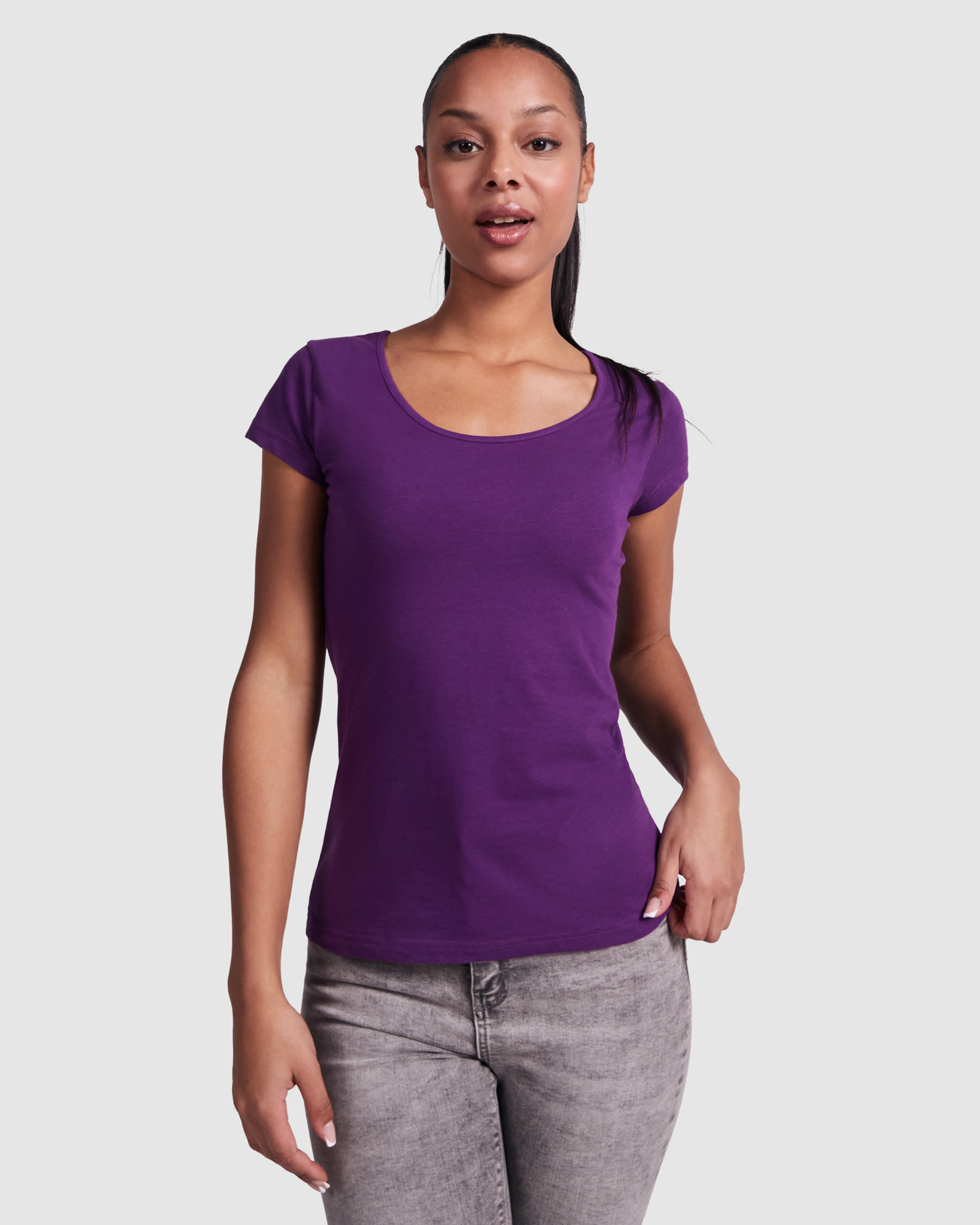 Camiseta de manga corta, escote redondo 155G - 6647_71_1_1