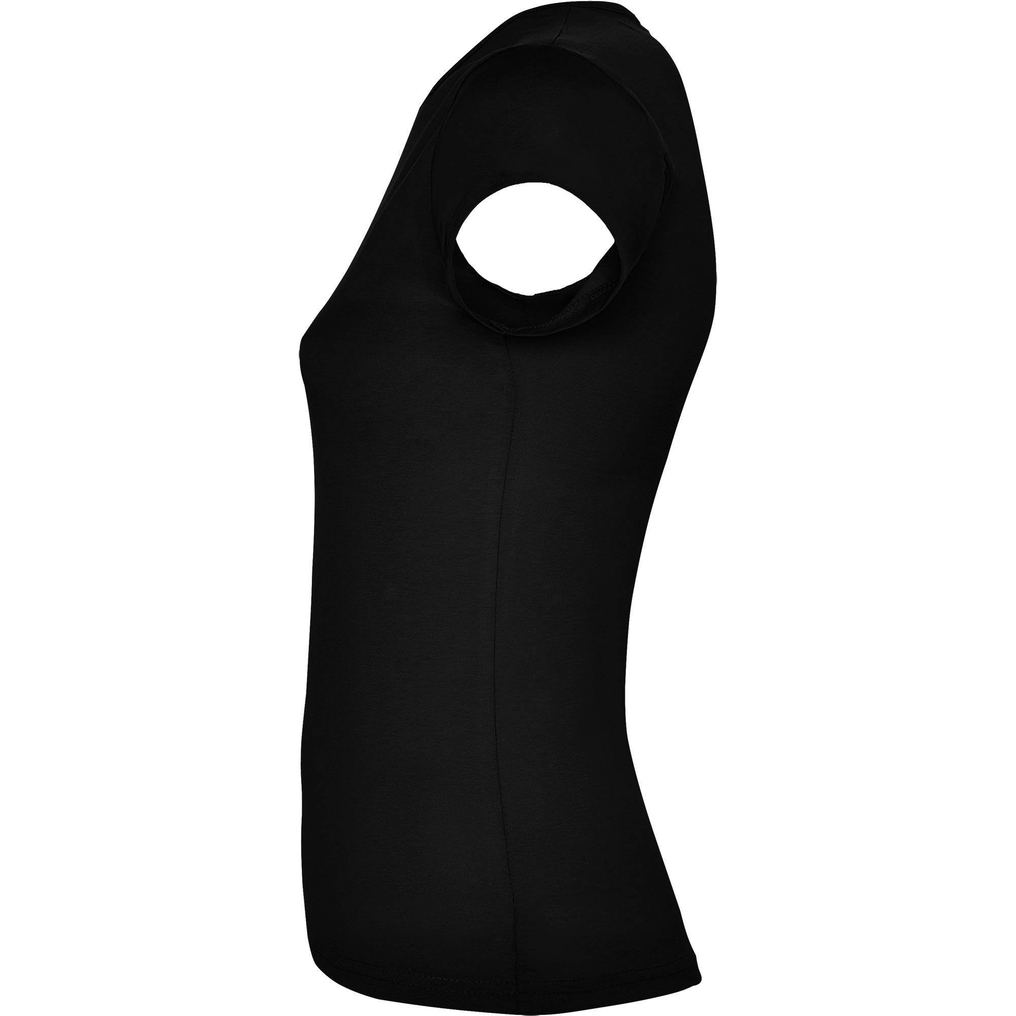 Camiseta Mujer de manga corta con cuello fino 200G - p_6597_02_7_1