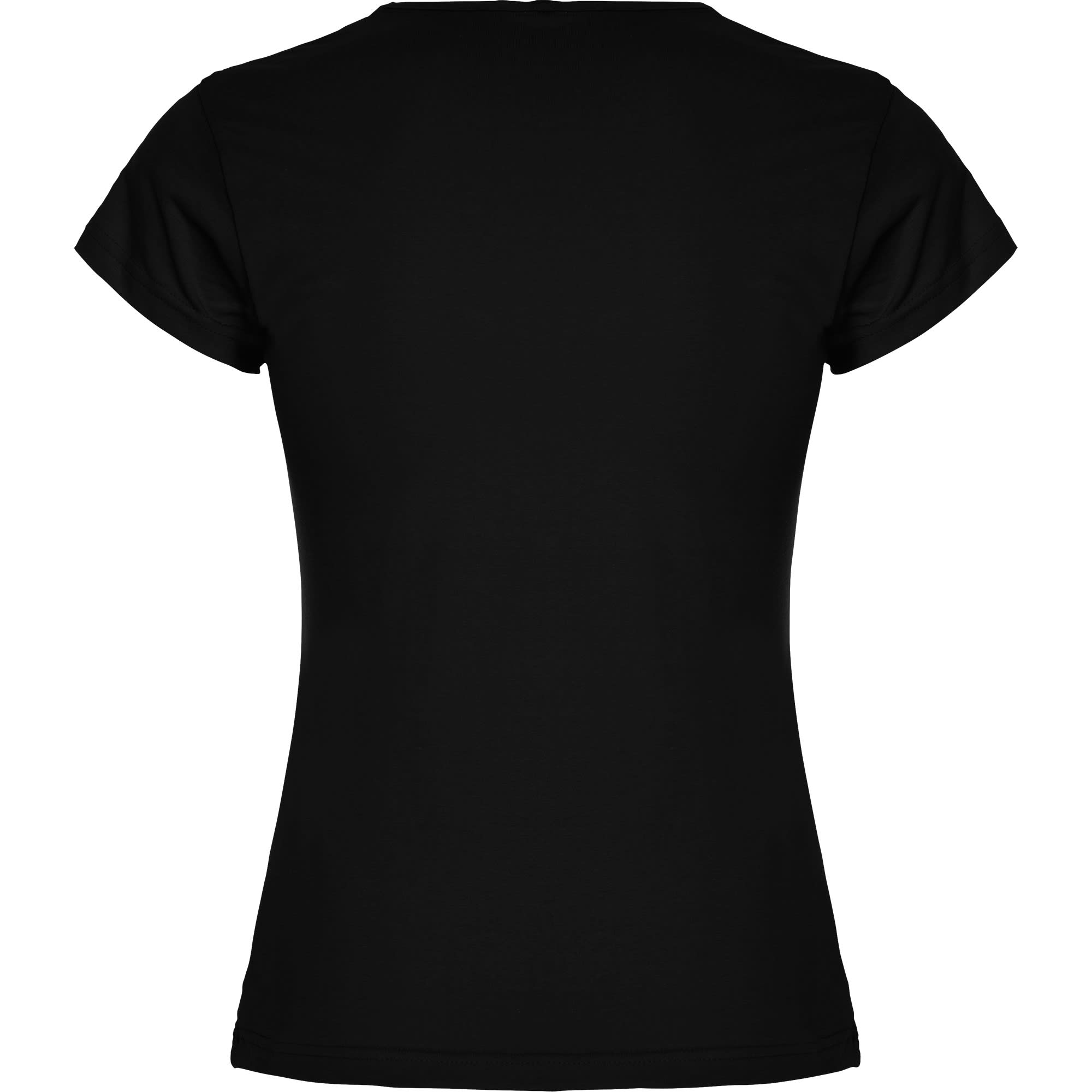 Camiseta Mujer de manga corta con cuello fino 200G - p_6597_02_2_1