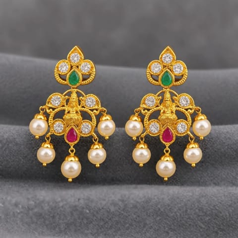 earrings-lakshmi-cz-pearl