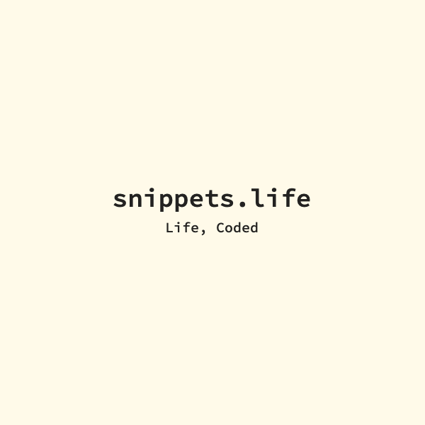 snippets.life