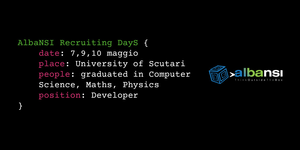 AlbaNSI Recruiting DayS - seconda edizione