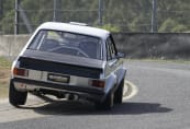 Jim Hull in his Ford Escort
Photo by Baden Jones