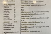 Panorama House Menu new