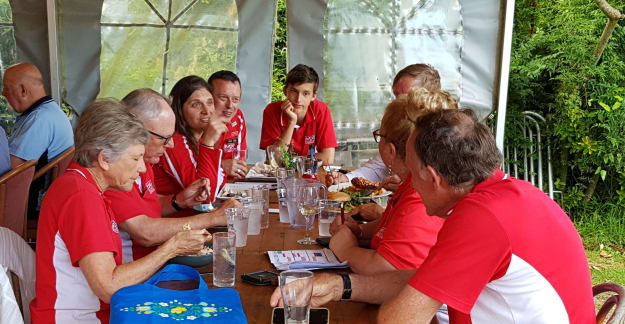 Dinner at the Friendly Inn, Kangaroo Valley on 2 Jan 2022 - photo by Rob Wilko