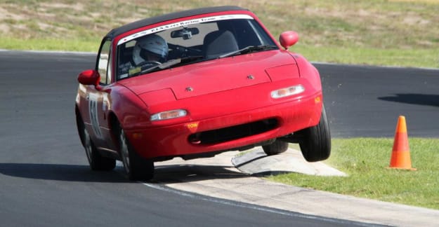 Action at Sydney Motorsport Park South Circuit