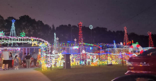 christmas lights