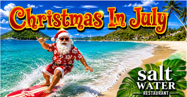 Xmas in July at Salt Water