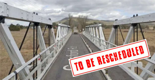 Bridge of Patterson postponed