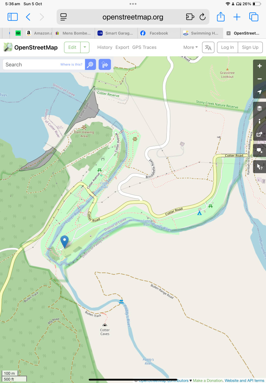 Cotter Bend Map