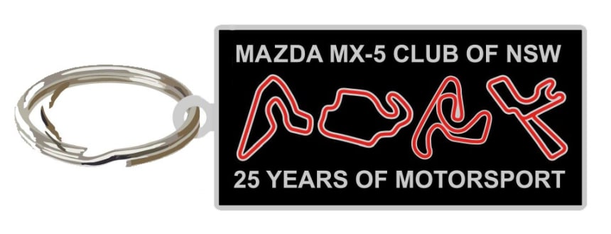 25 Years of Motorsport - Keyring