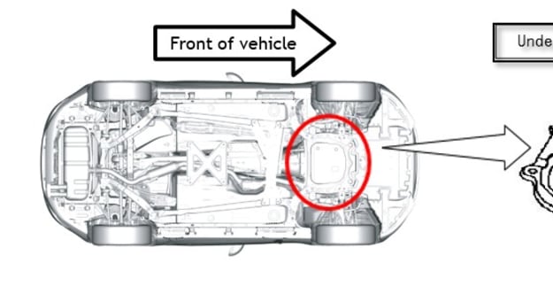 Recall - Mazda MX-5 (ND) MY2015 metal bracket