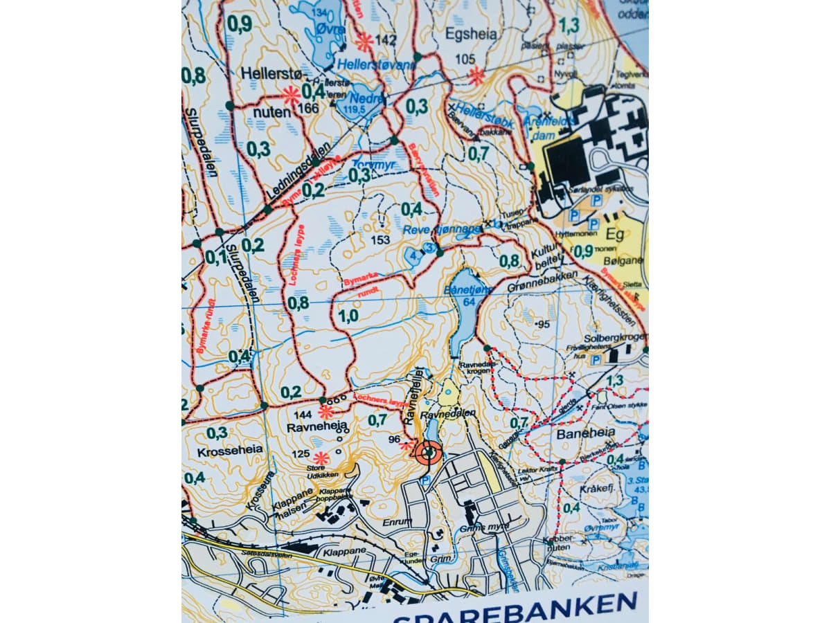 Topptur Fra Svarttjonn Baneheia Til Banetjonn Ravneheia Og Stampene