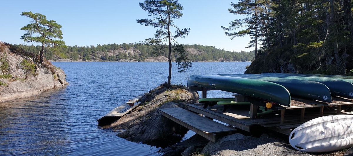 Padletur i Skarvann - Camp Skarvann