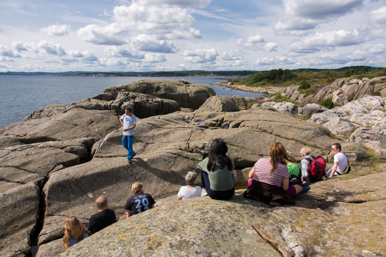 Langs innlandsisens front på Merdø