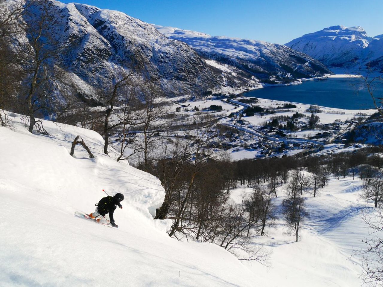 Topptur på ski — Røldal Off-Piste, Grøndalen