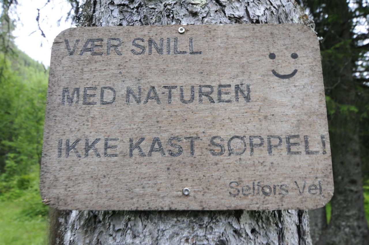 Vær snill med naturen