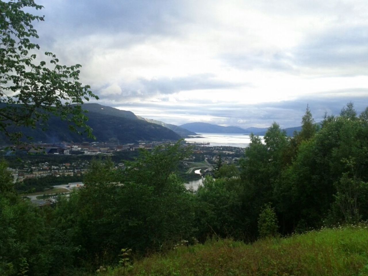 Selforsfjellet med fin utsikt over byen og Ranfjorden
