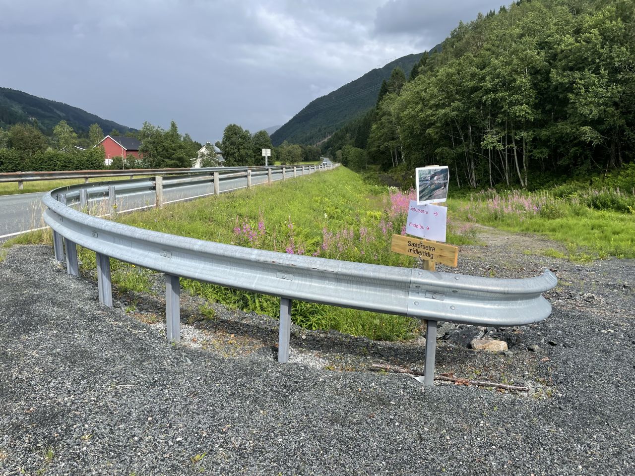 Fottur til Sætersetra (midlertidig sti)
