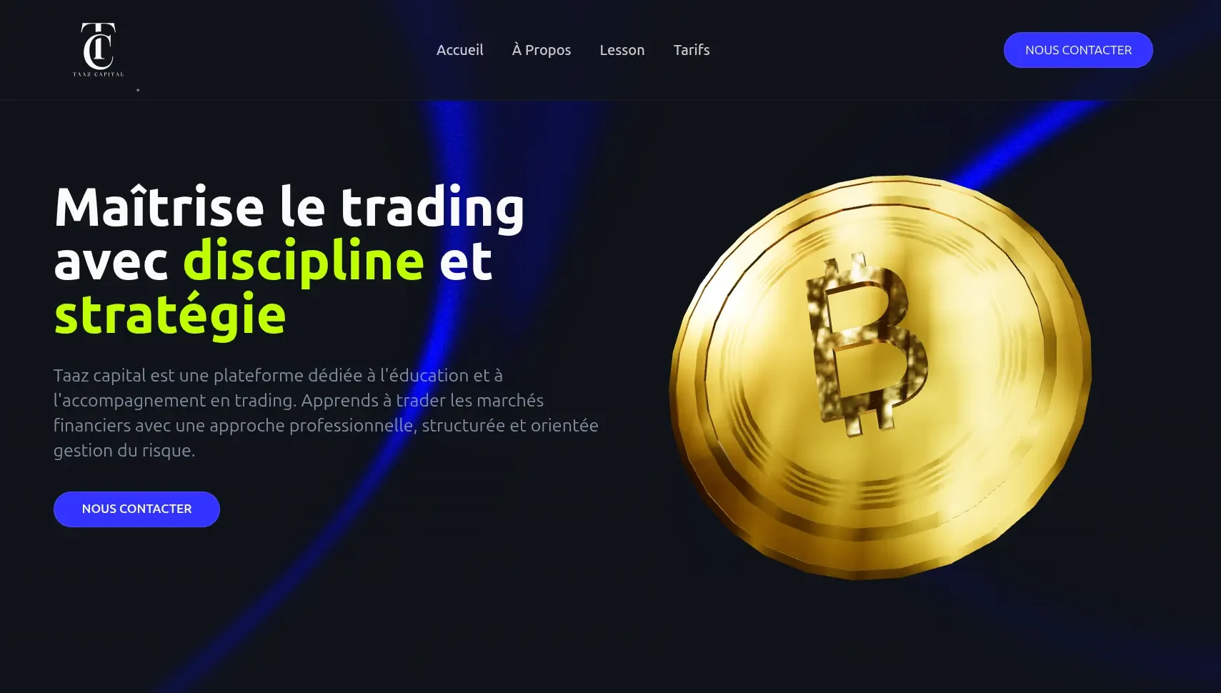 Plateforme Taaz Capital
