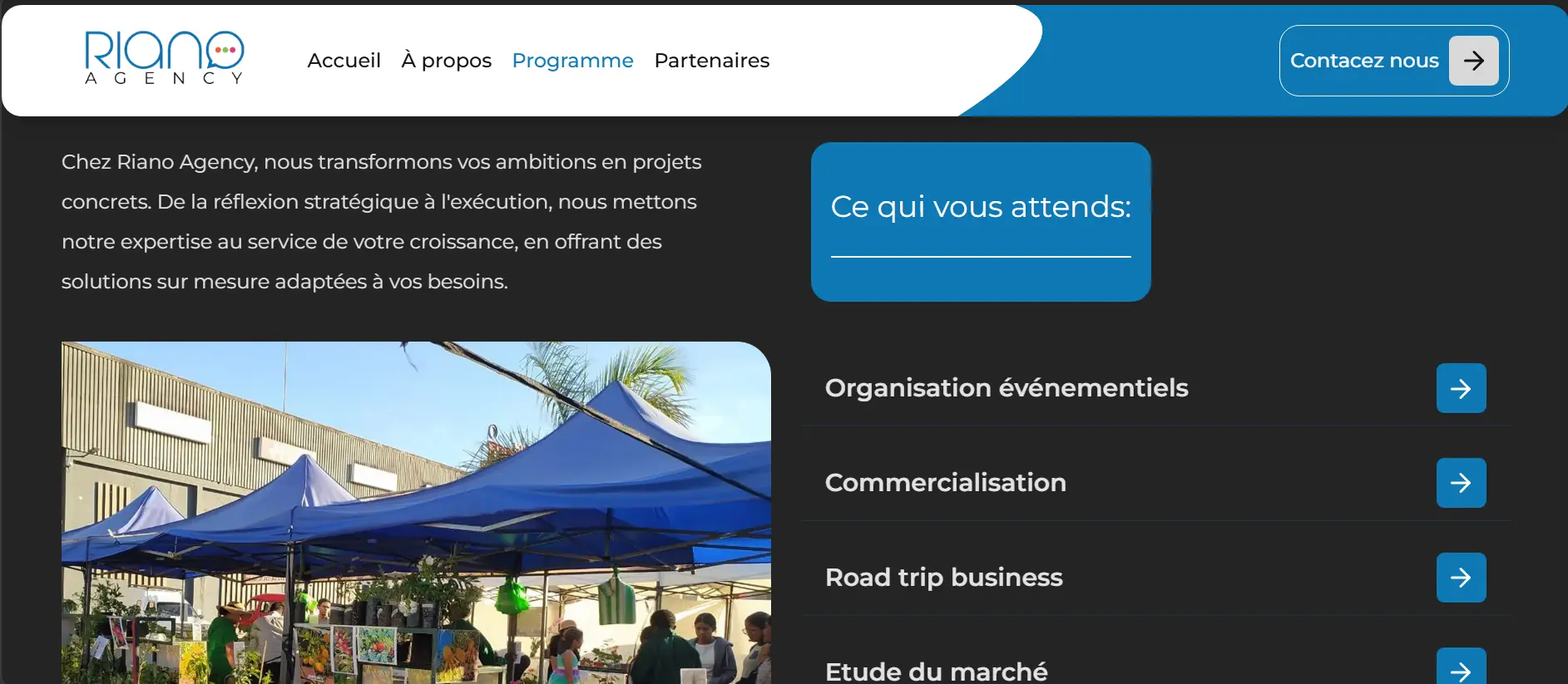 Services marketing et événementiel