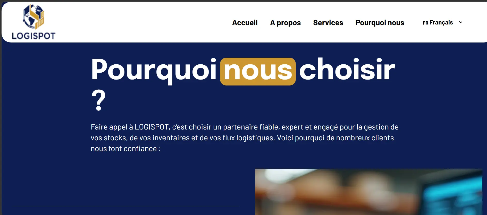 Fiabilité et expertise LOGISPOT