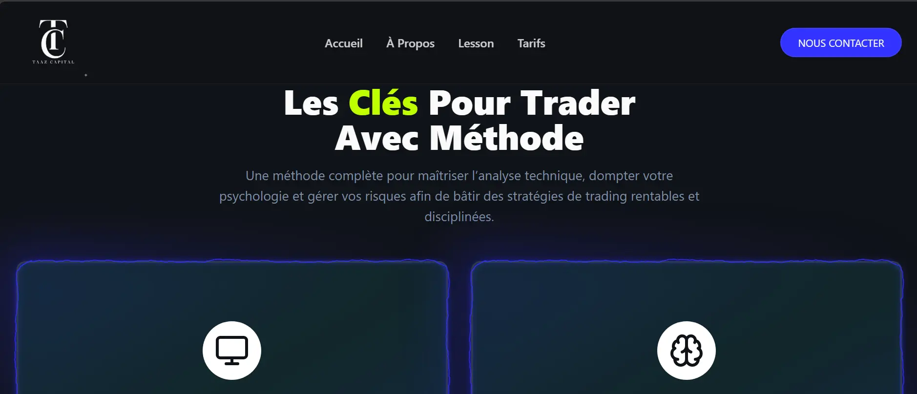 Cours de trading professionnels