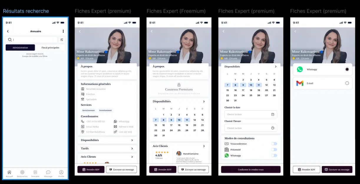 Fiche experte ProLinkApp : note, tarifs et avis clients — design UI/UX Cherry Tech & Design.