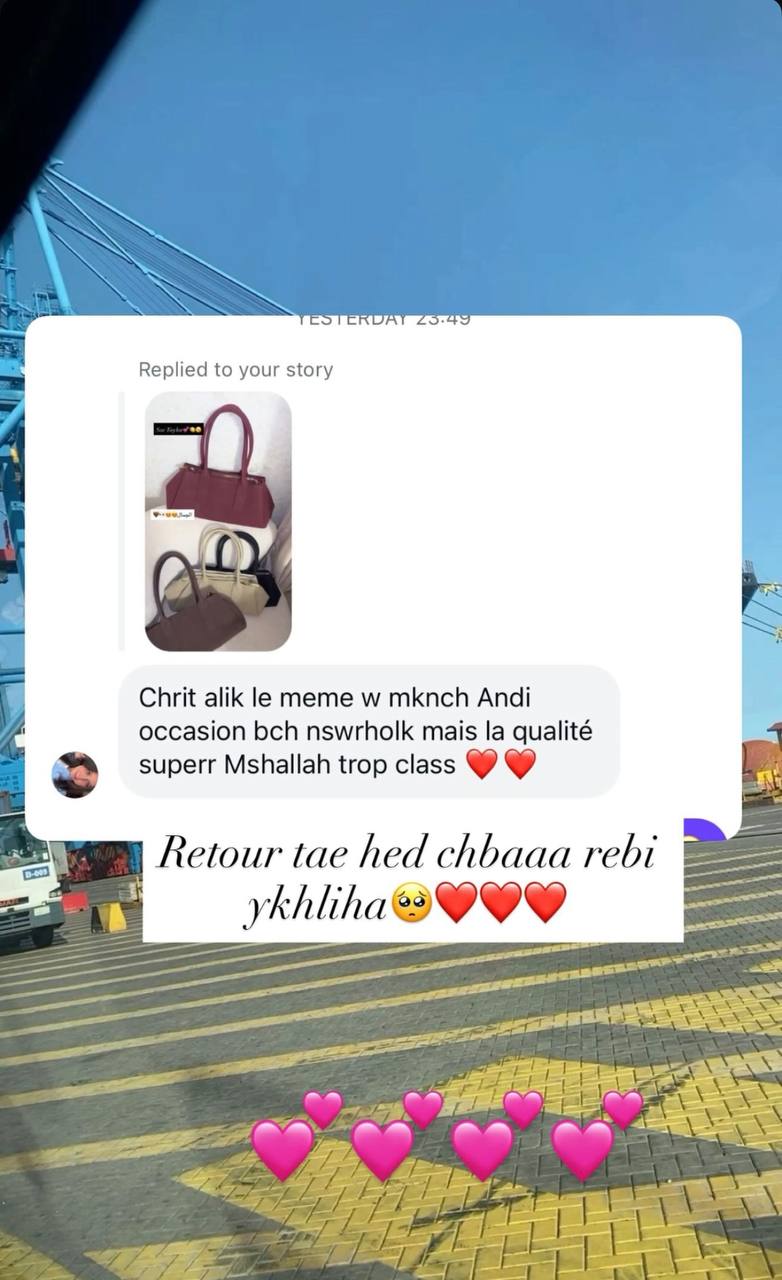 Conversation avec une cliente