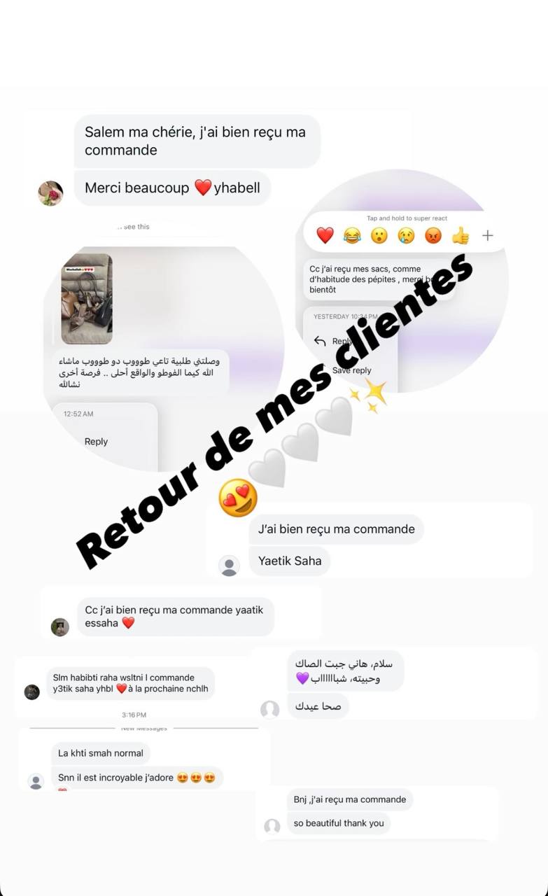 Conversation avec une cliente
