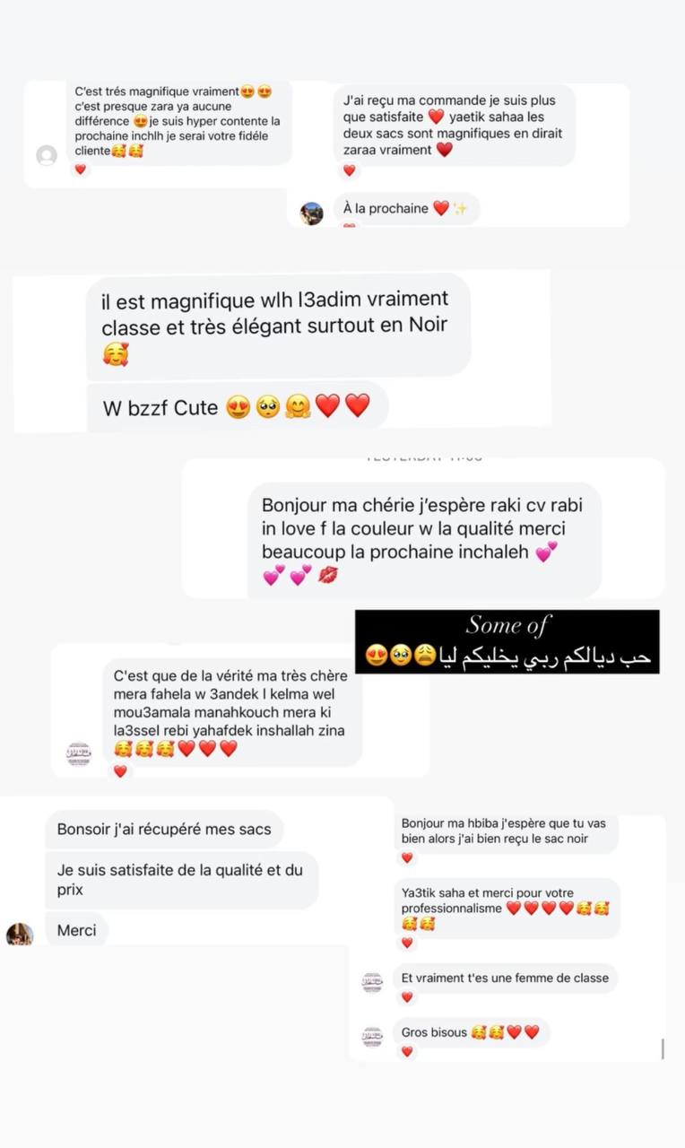Conversation avec une cliente