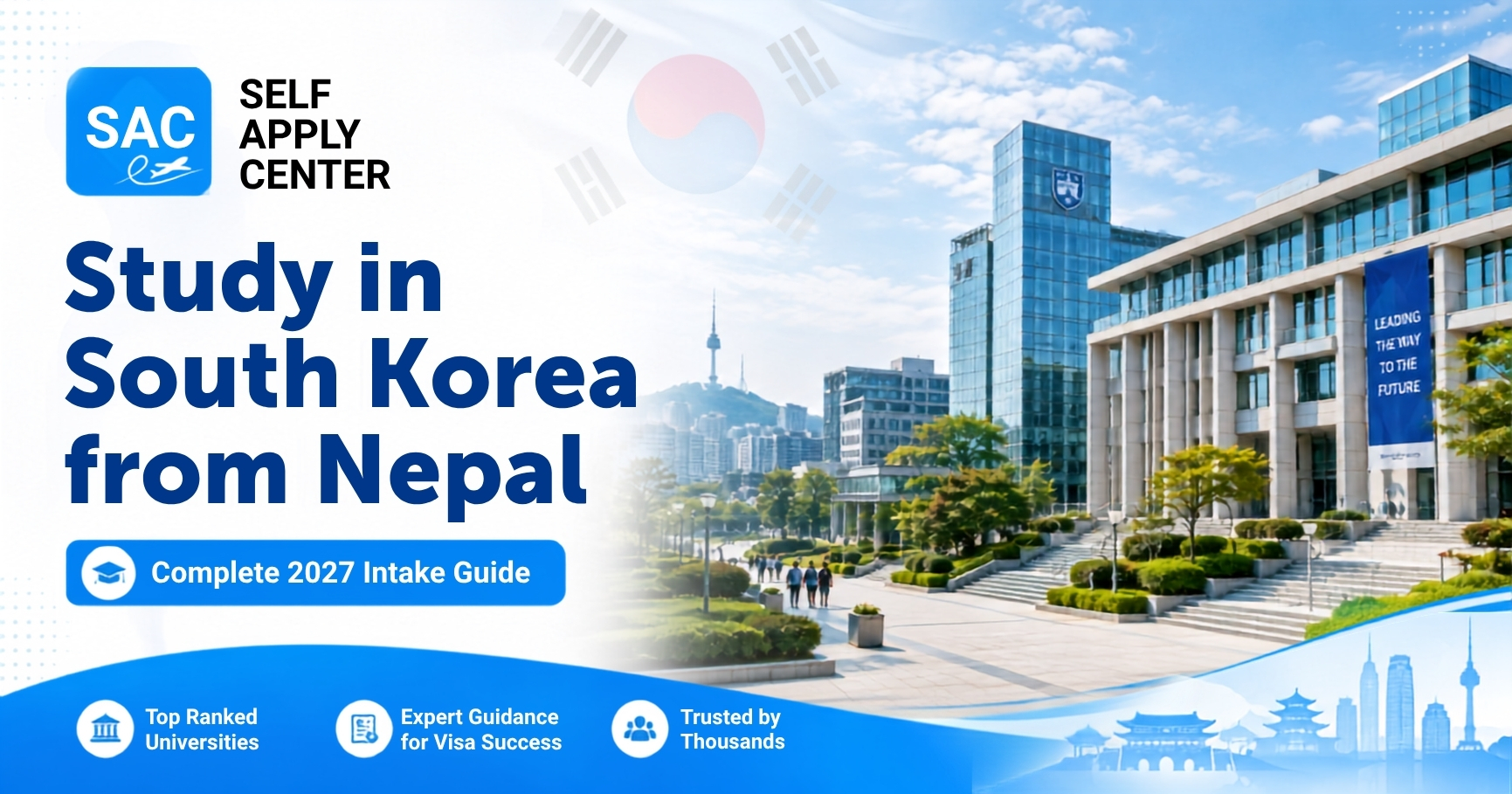 Cover for Study in South Korea from Nepal: Complete 2027 Intake Guide