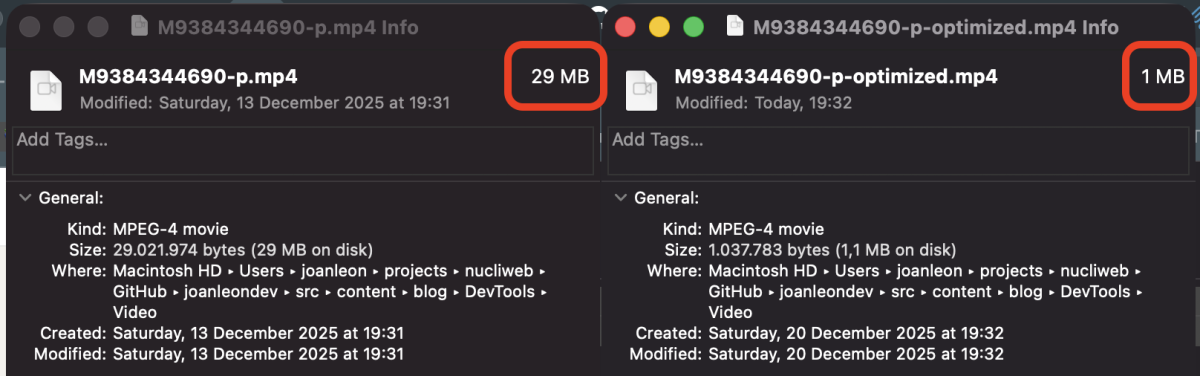 Open video with HandBrake