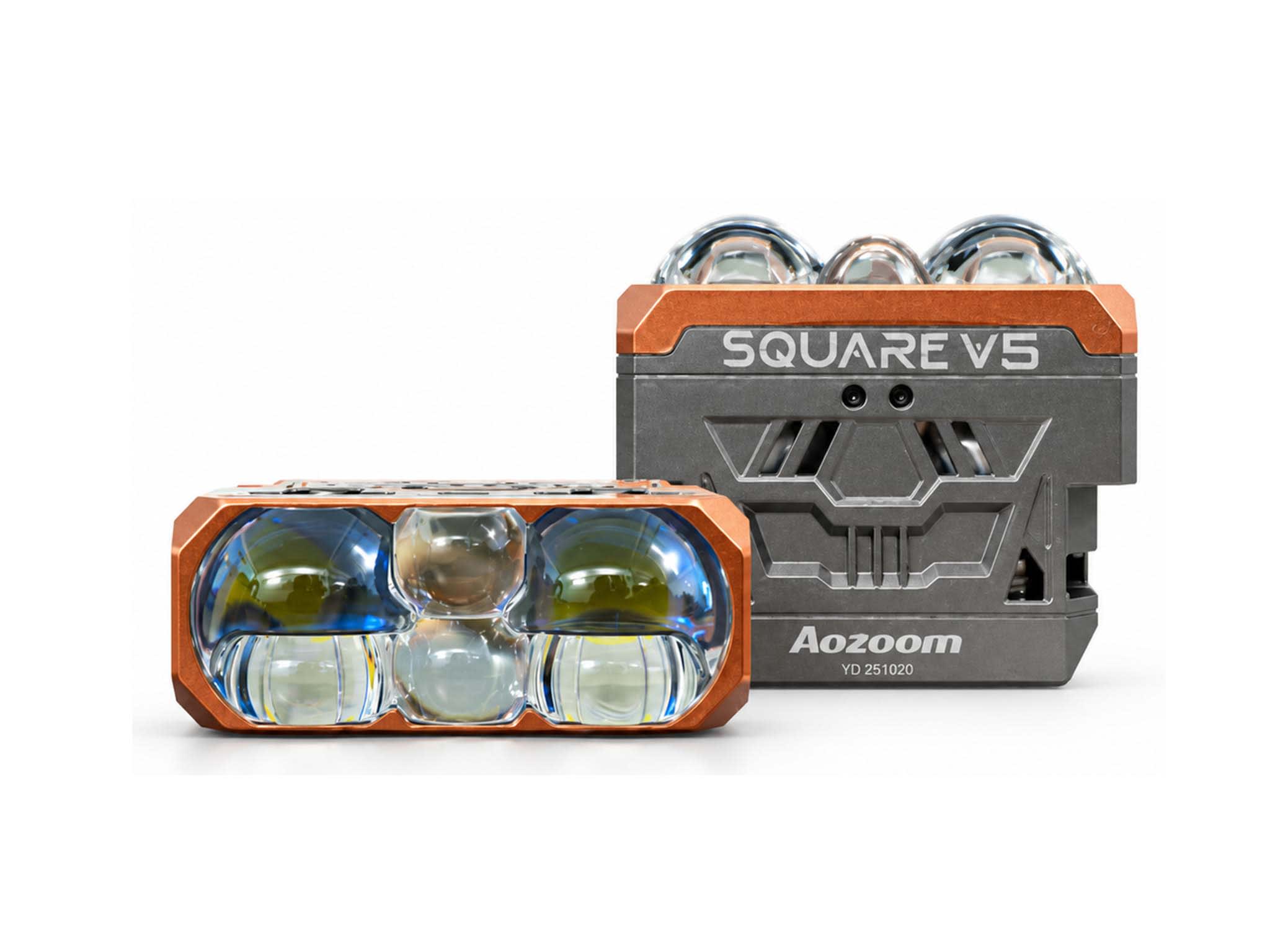 Đèn Bi Led Trợ Sáng Aozoom Projector SQUARE V5
