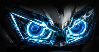 Cụm đèn LED sau khi độ