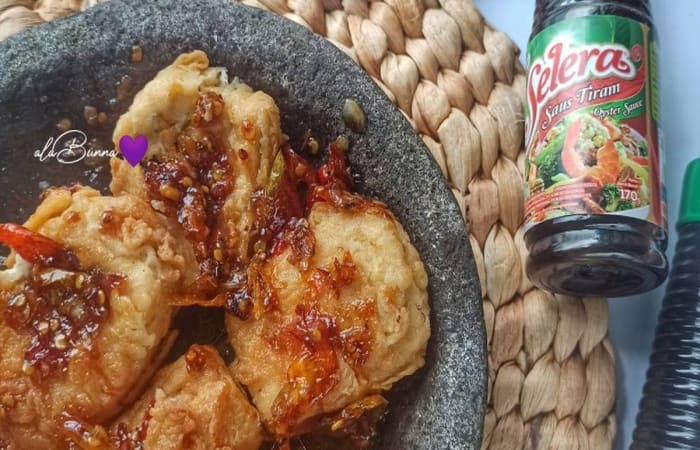 Resep  Tahu Crispy Geprek sambal Saos Tiram Dijamin Nikmat dan Mudah