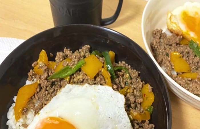 Resep Nasi Daging Kemangi gapao Rice ガパオライス Rasanya Maknyus